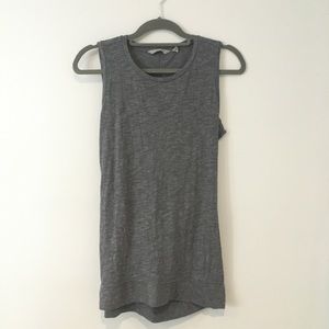 Athleta New Tank Top Twist Heather Space Gray M